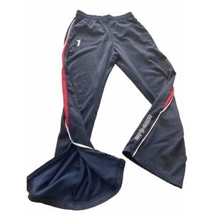 Holloway Women's Large Navy, Red #1 Varsity Regales Zipper Ankle Warm Up Pants